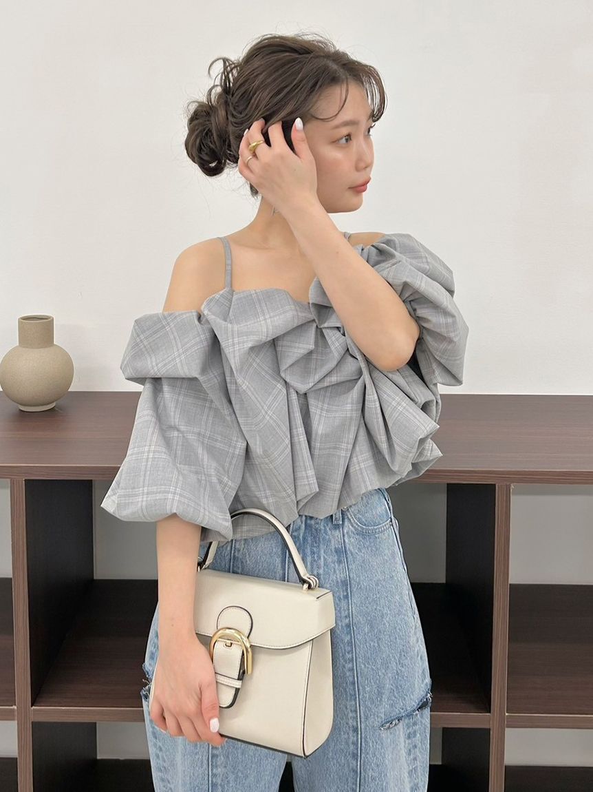 FRAY I.D「ボリュームパフブラウス」|シャツ・ブラウス|