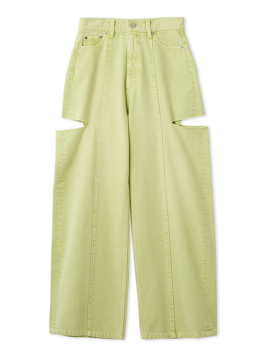 FRAY I.D「【00サイズあり】カットアウトバレルデニムパンツ」|デニム|MNT