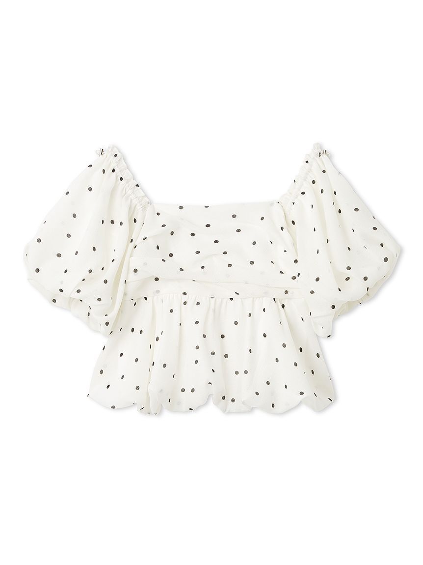 FRAY I.D「【WEB限定】オフショルパフスリーブブラウス／ウォッシャブル」|シャツ・ブラウス|