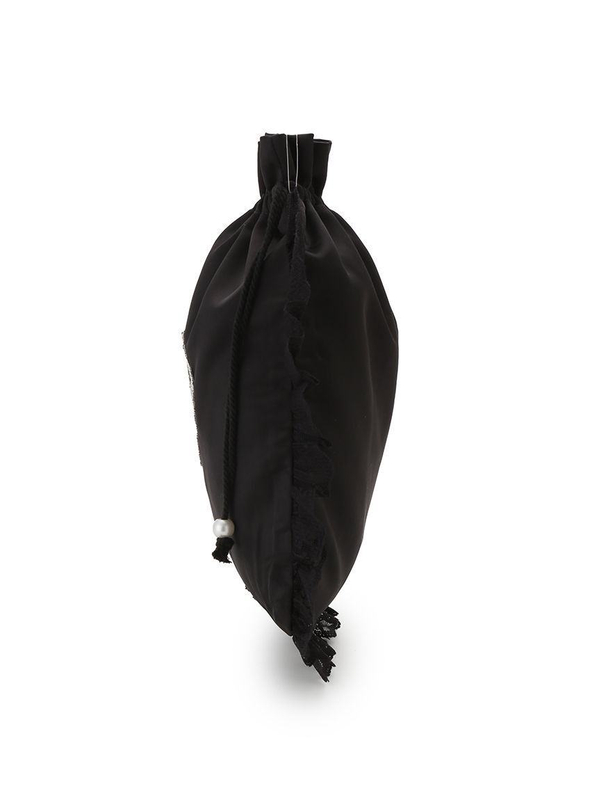 LILY BROWN Lingerie「【LILY BROWN Lingerie】Love letterサテンレースポーチ」|ポーチ|