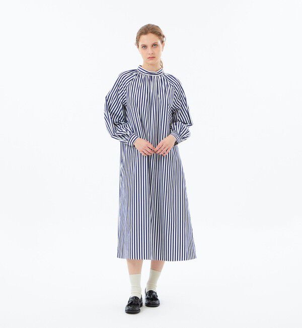 MACKINTOSH PHILOSOPHY「【WEB&一部店舗限定】THOMAS MASON ギャザーワンピース」|ワンピース|