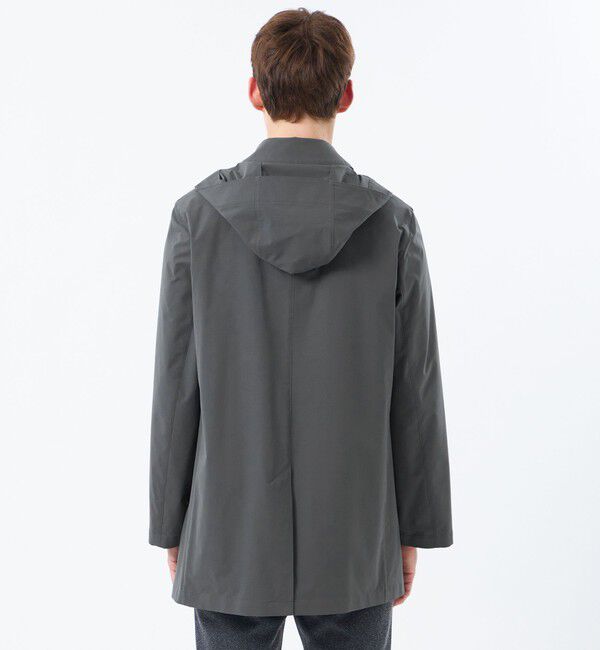 MACKINTOSH PHILOSOPHY「シャドーリップストップ  WELLINGTON(ウェリントン) BT HOOD SHORT」|ステンカラーコート|