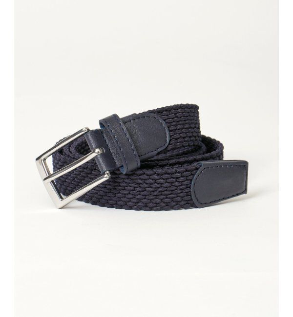 ikka「ゴムメッシュベルト」|ダウンベスト・ベスト|