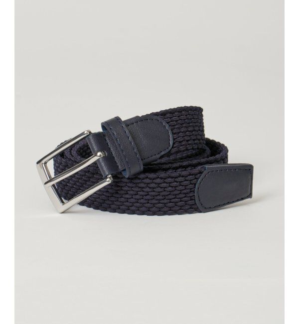 ikka「ゴムメッシュベルト」|ダウンベスト・ベスト|