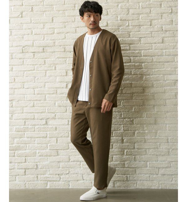 ikka「【イージーケア／シワ軽減】LANATEC アムンゼンカーディガン【セットアップ対応】」|シャツ・ブラウス|