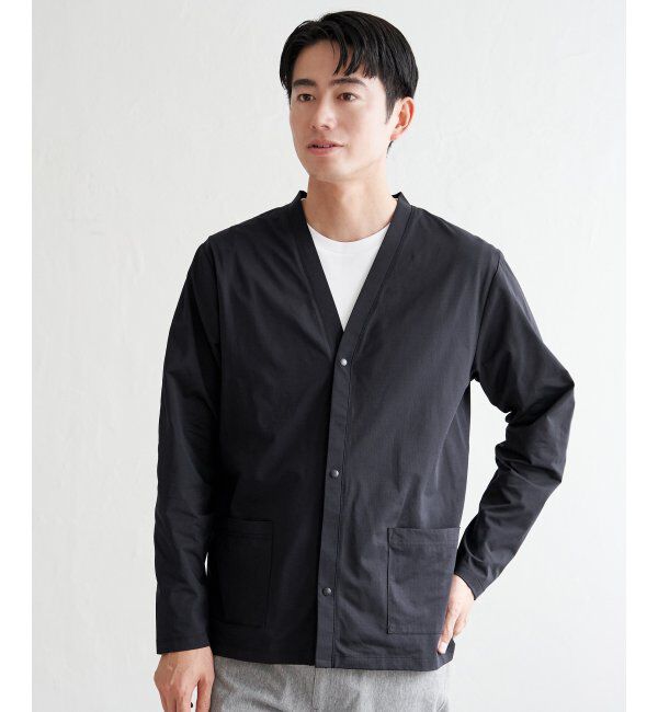 ikka「GOKU楽AIRVネックカーディガン」|カーディガン|