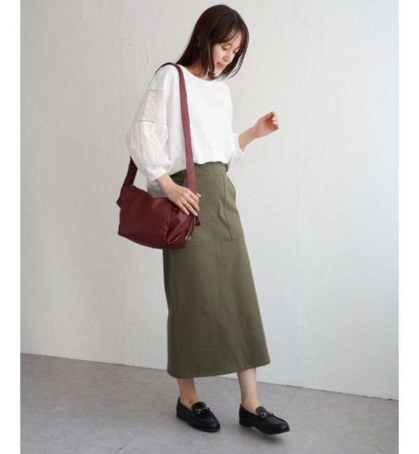 ikka「袖キカレース切り替えプルオーバー」|その他|