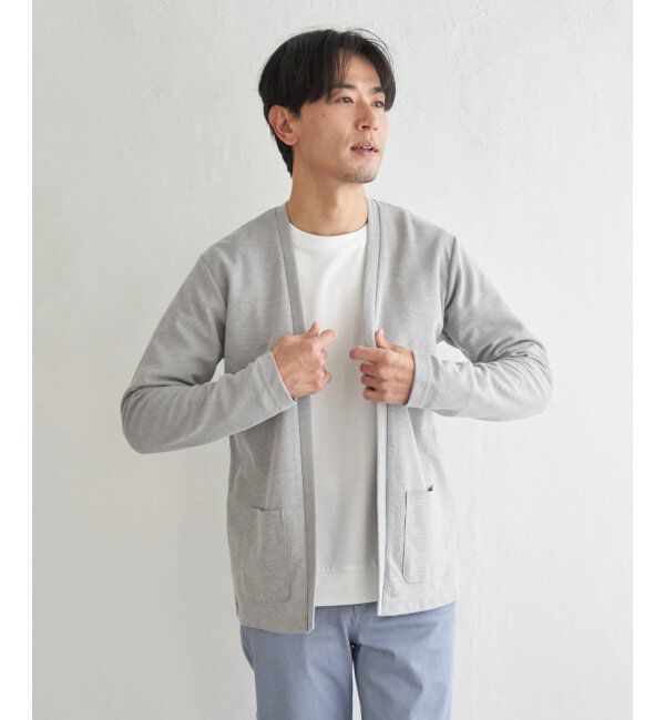 ikka「ＷフェイスＤＲＹカノコカーデ」|カーディガン|