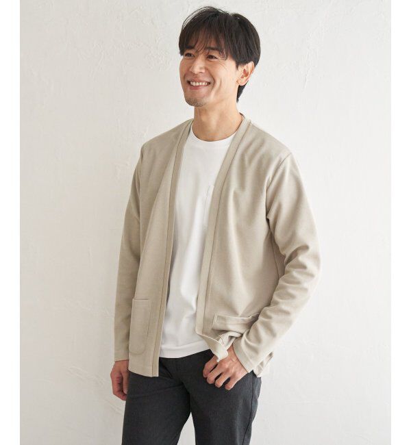 ikka「ＷフェイスＤＲＹカノコカーデ」|カーディガン|