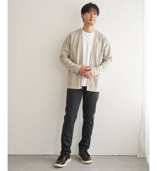 ikka「ＷフェイスＤＲＹカノコカーデ」|カーディガン|