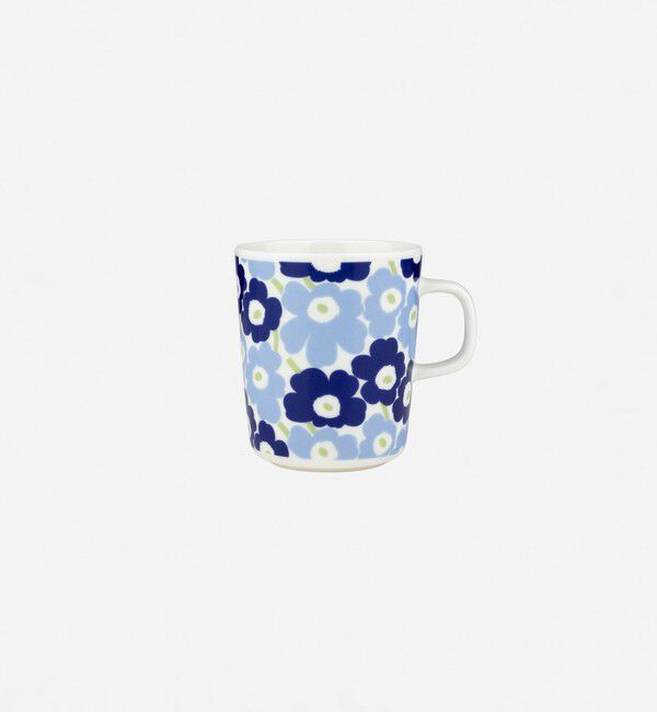 Marimekko「【アジア限定】Pikkuinen Unikko マグカップ 250ml」|その他|ﾗｲﾄﾌﾞﾙｰ&times;ﾀﾞｰｸﾌﾞﾙｰ