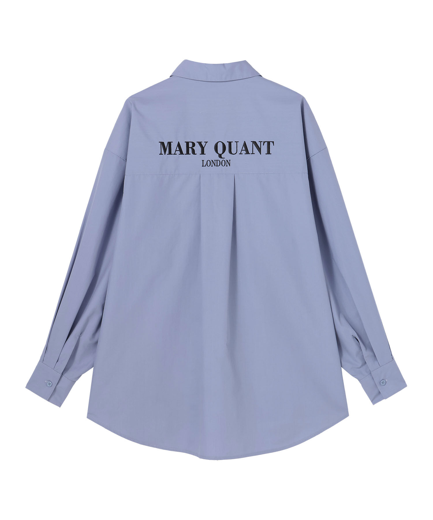 MARY QUANT「バックロゴシャツ ブラウス」|カーディガン|