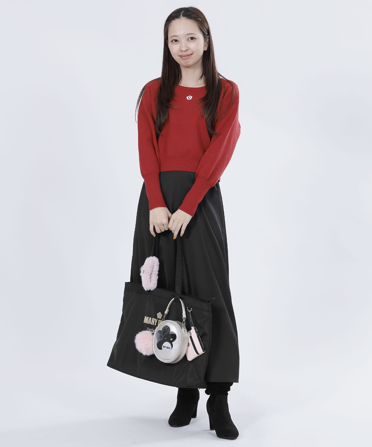 MARY QUANT「デイジークリアフレーム フェイバリットポーチ」|ポーチ|