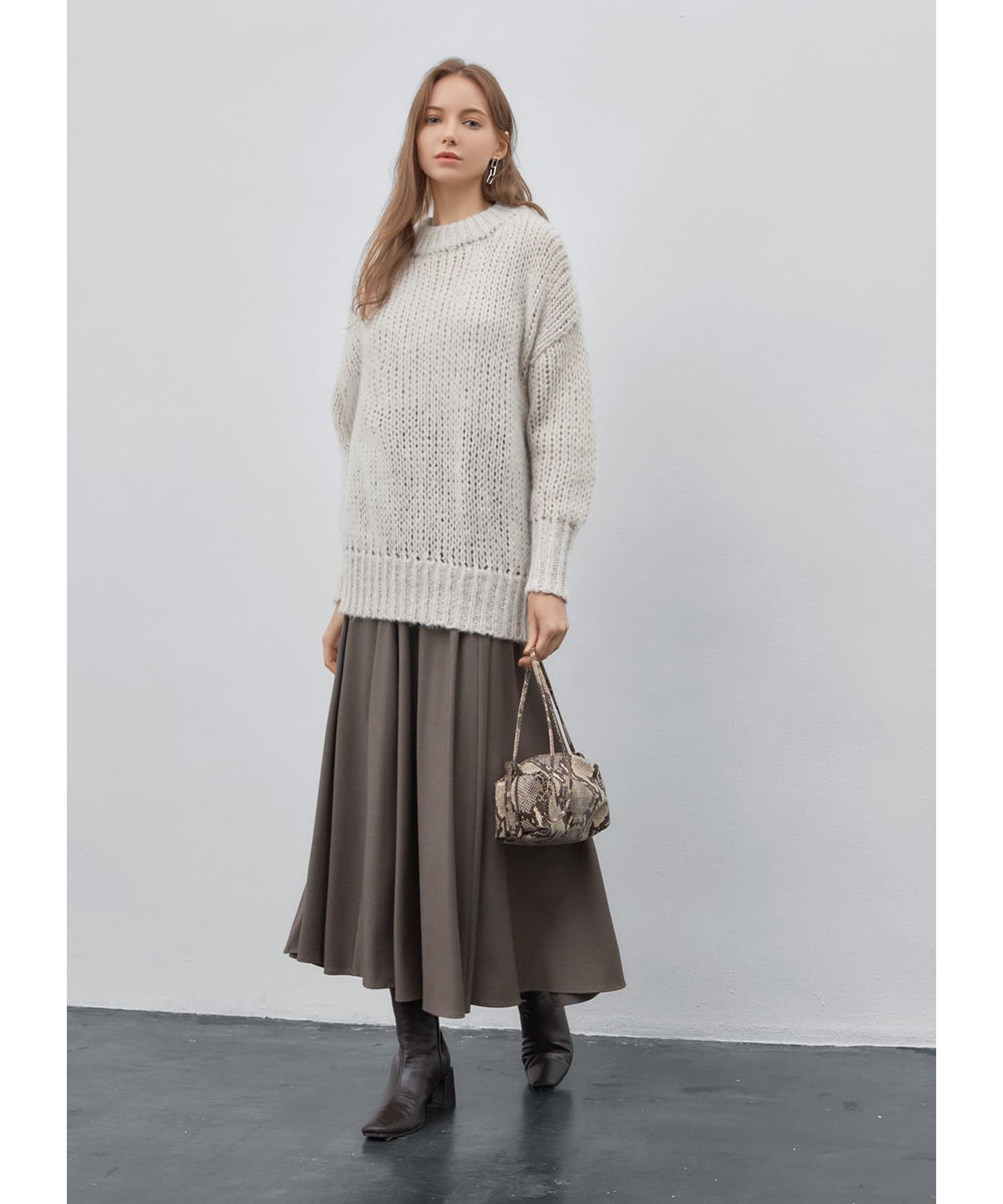 STYLE DELI「ルーズ編みニットプルオーバー」|ニット・セーター|