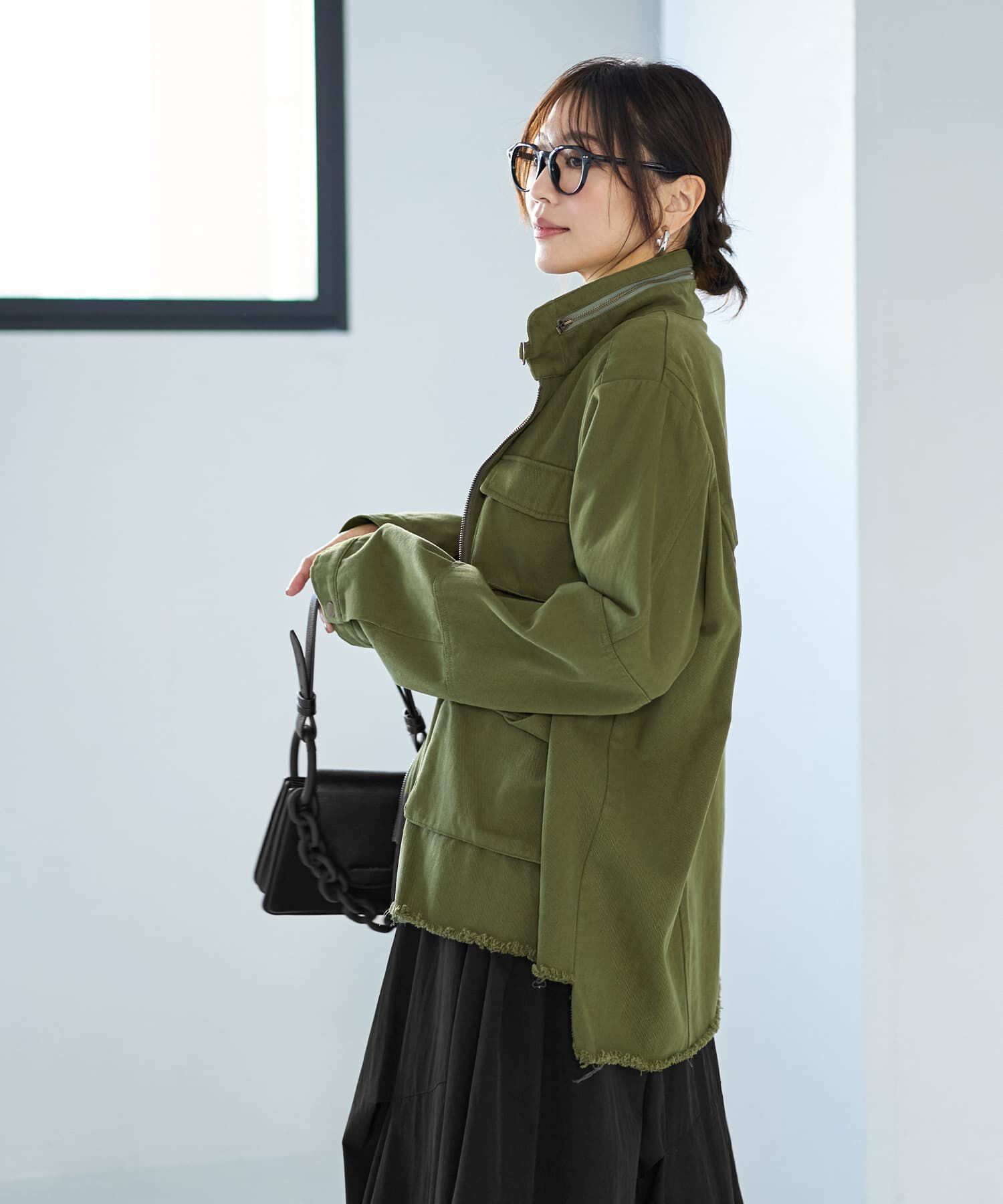 STYLE DELI「洗い加工ミリタリージャケット」|ミリタリージャケット|