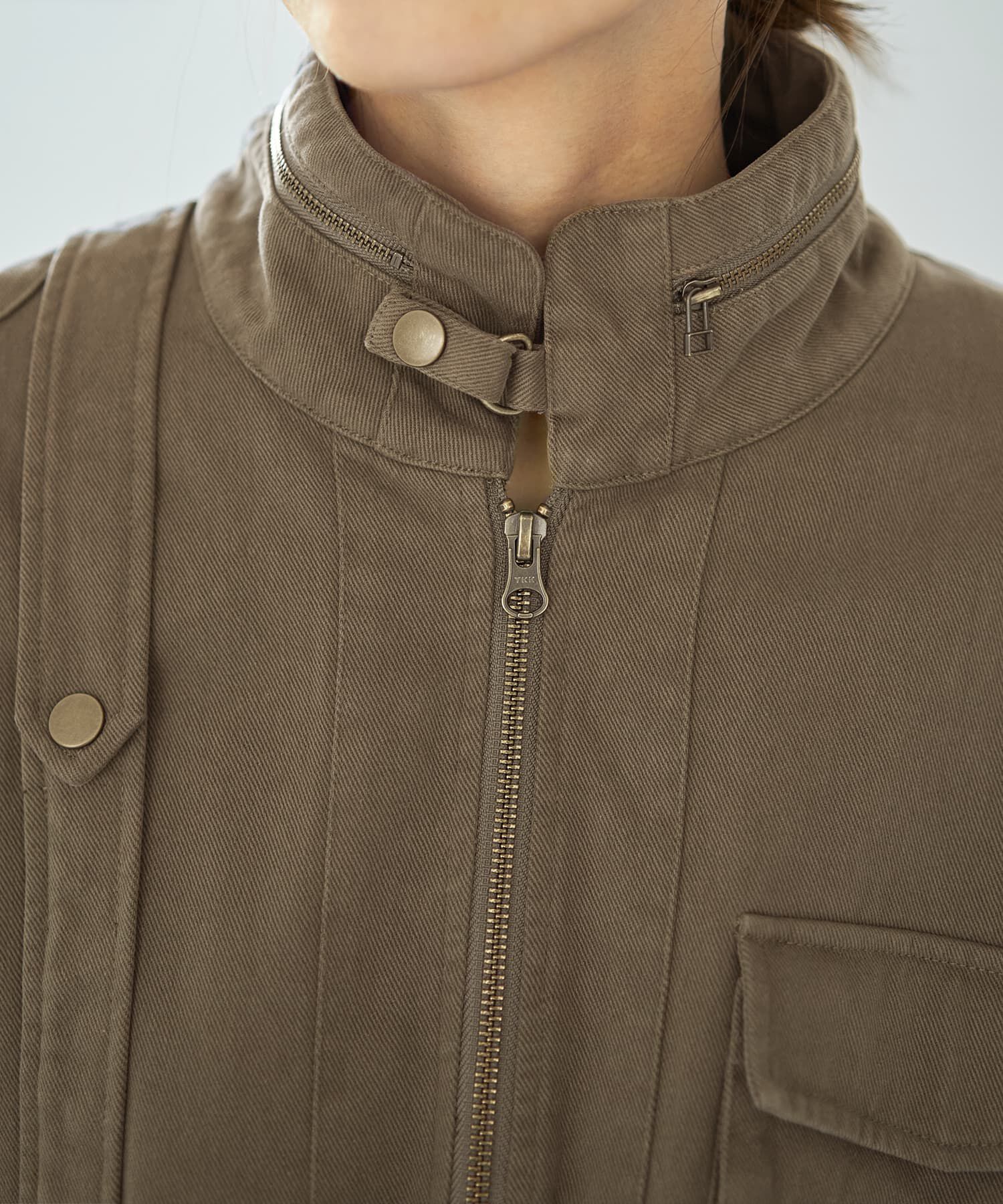 STYLE DELI「洗い加工ミリタリージャケット」|ミリタリージャケット|