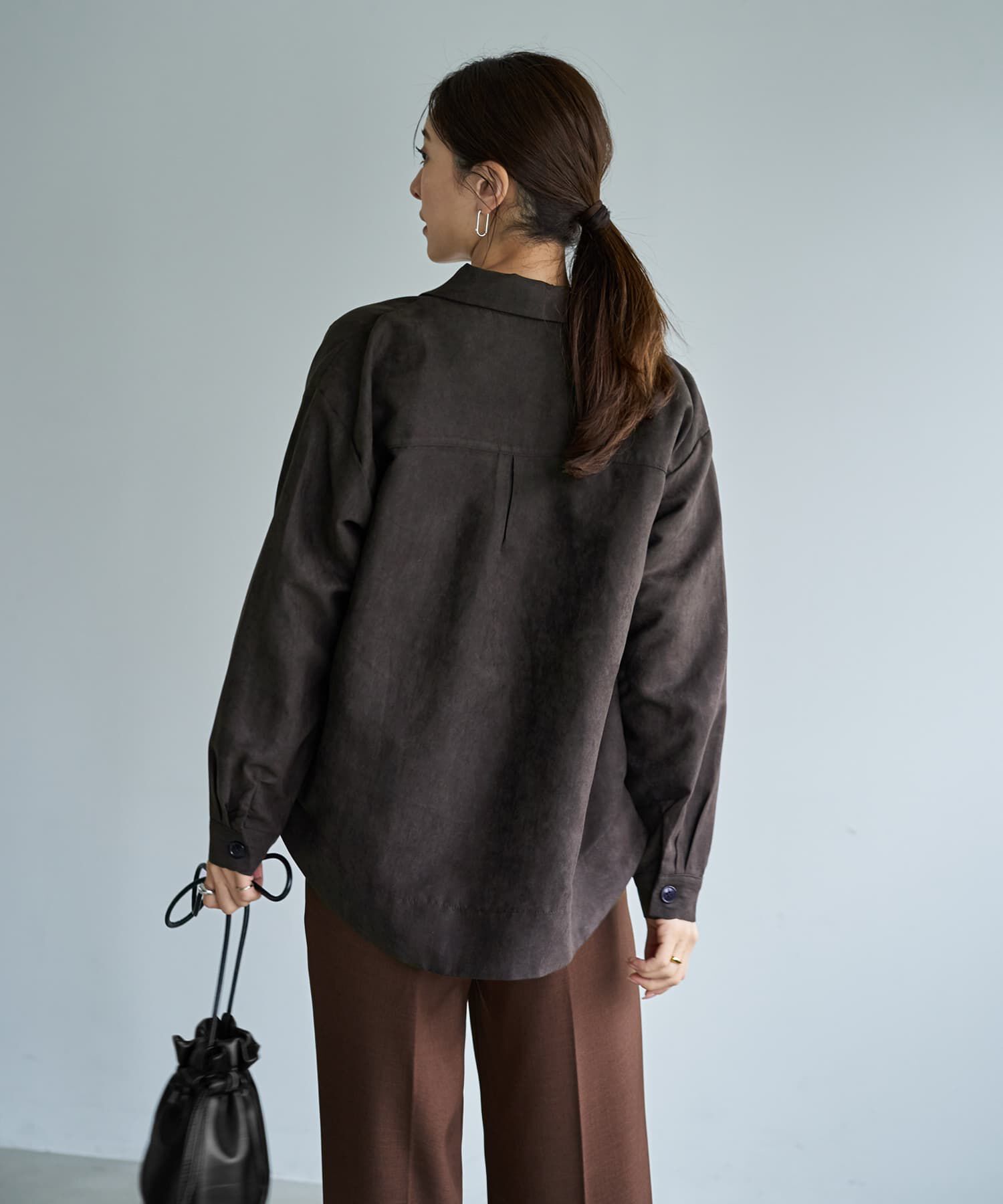 STYLE DELI「【LUXE】ライトスエードシャツ型ジャケット」|その他|