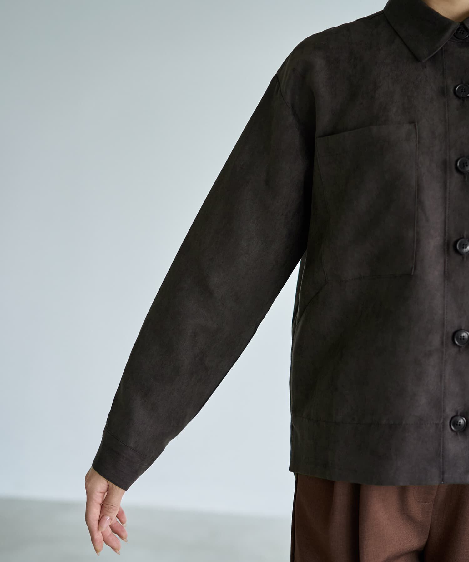 STYLE DELI「【LUXE】ライトスエードシャツ型ジャケット」|その他|