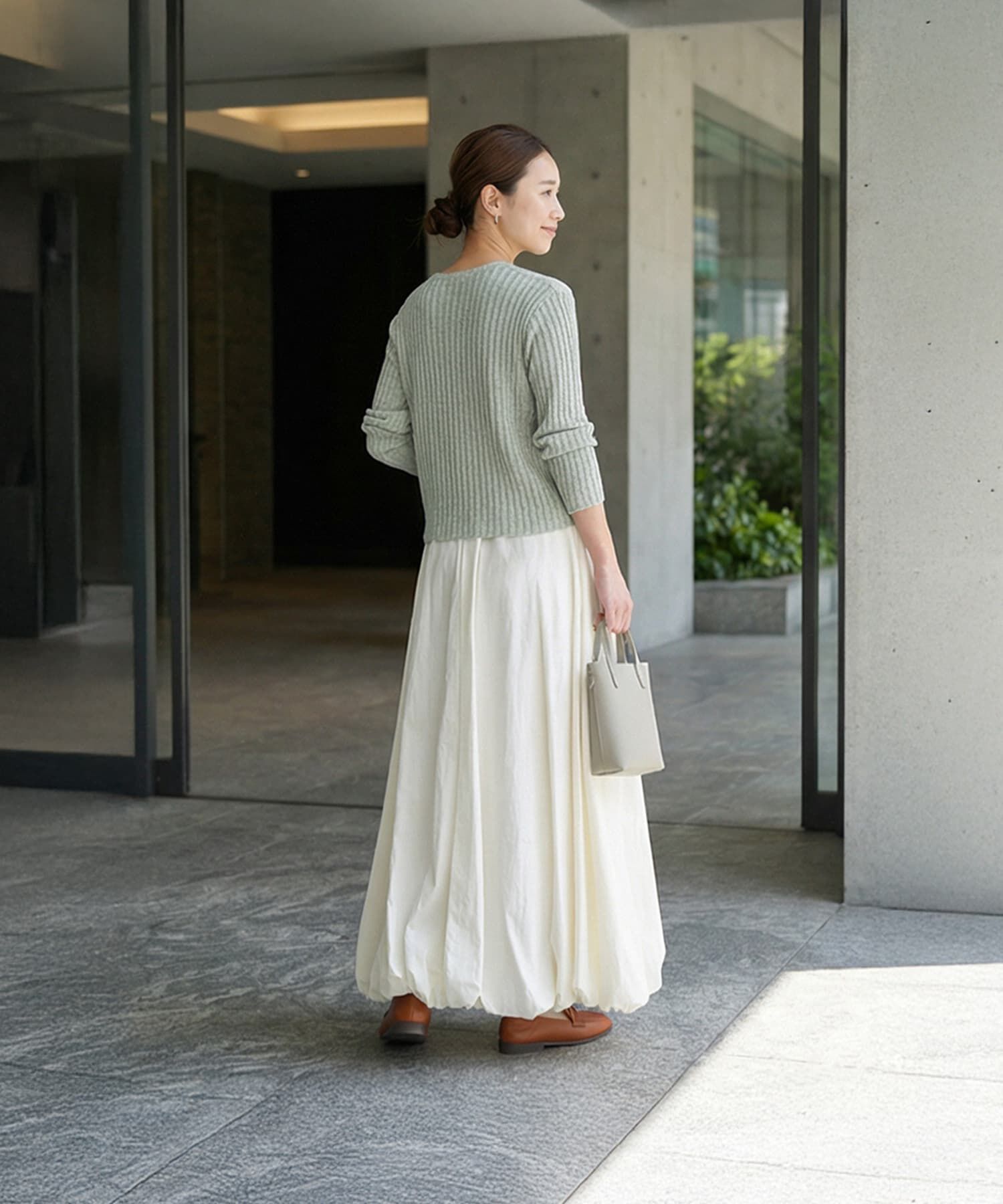 STYLE DELI「レイヤード風Vネックシアーニットトップス」|ニット・セーター|