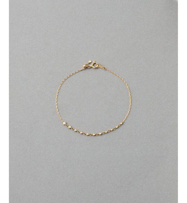 ete「[デュー] K18YG ダイヤモンド ブレスレット」|ブレスレット・バングル|イエローゴールド