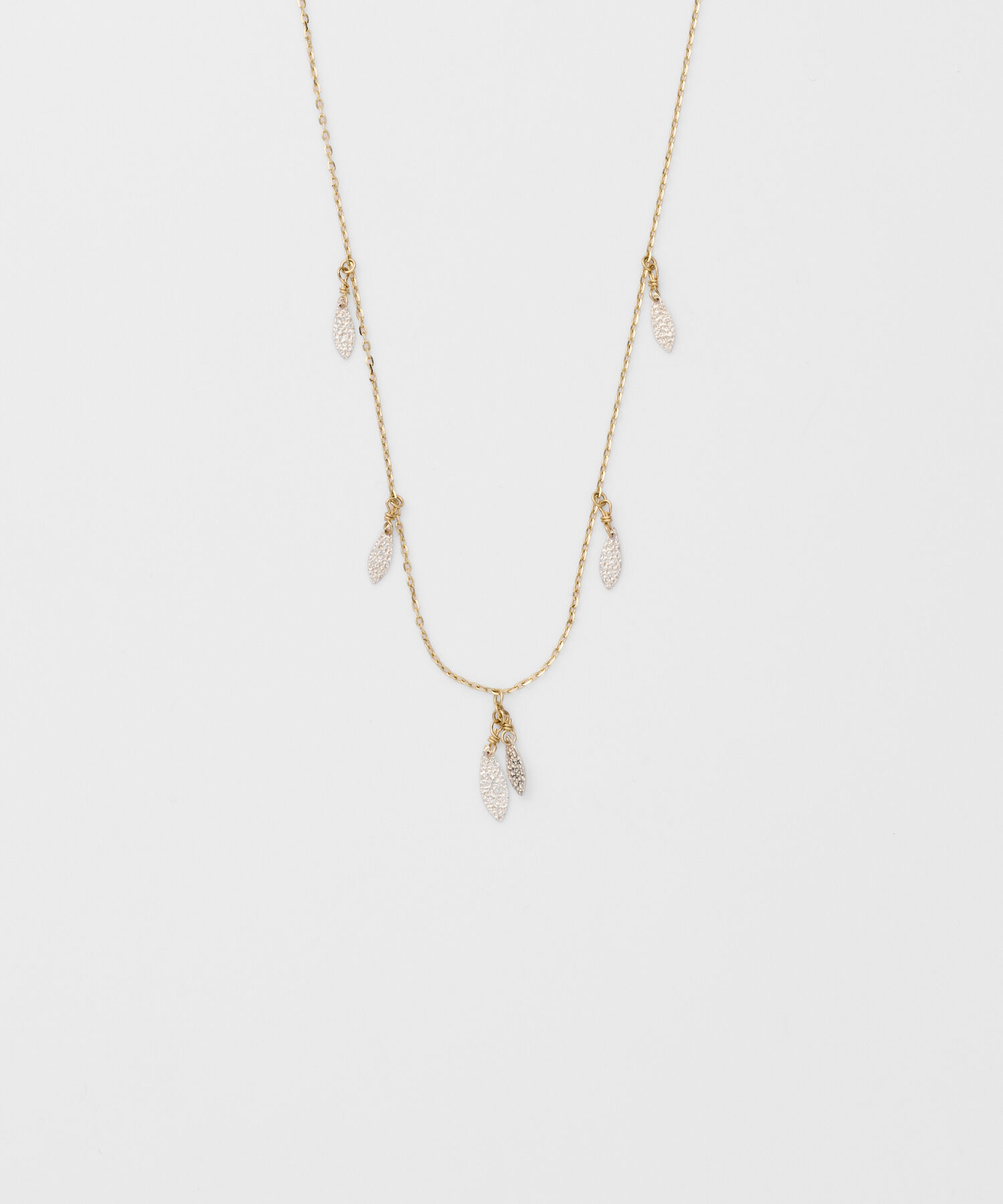 agete「K10／シルバーネックレス」|ネックレス|ミックス