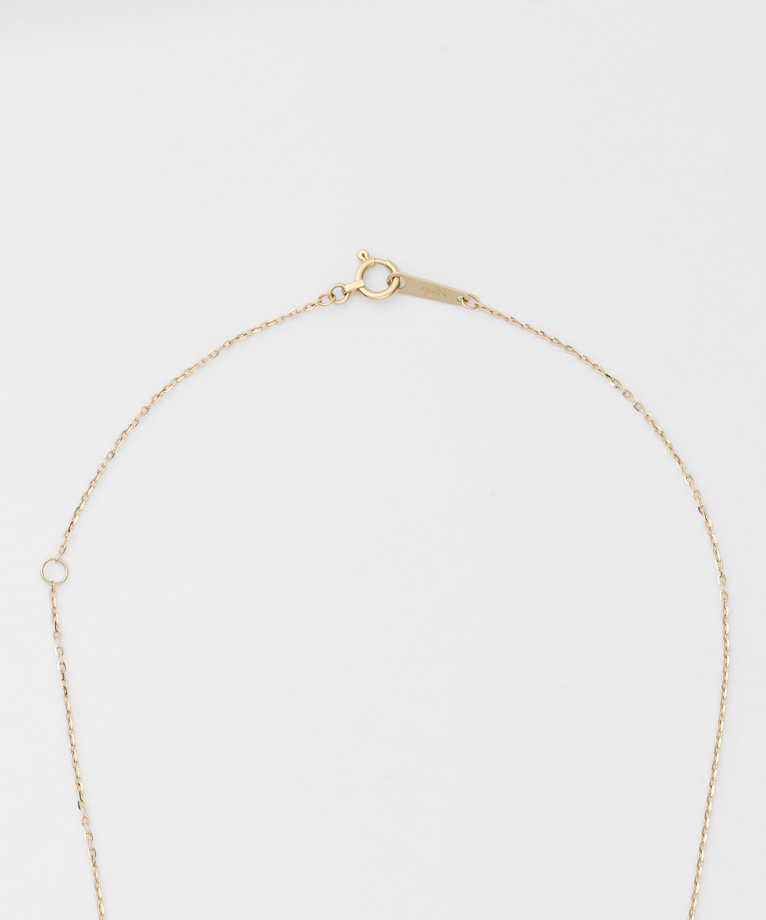 agete「K10／シルバーネックレス」|ネックレス|