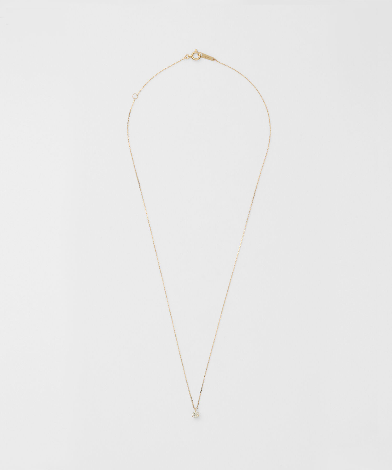 agete「K18ダイヤモンドネックレス（0.1ct）」|ネックレス|