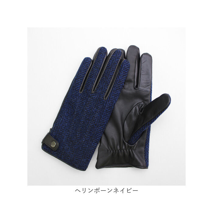BACKYARD FAMILY「ハリスツイード 手袋 メンズ 通販 Harris Tweed グローブ スマートフォン対応」|手袋|