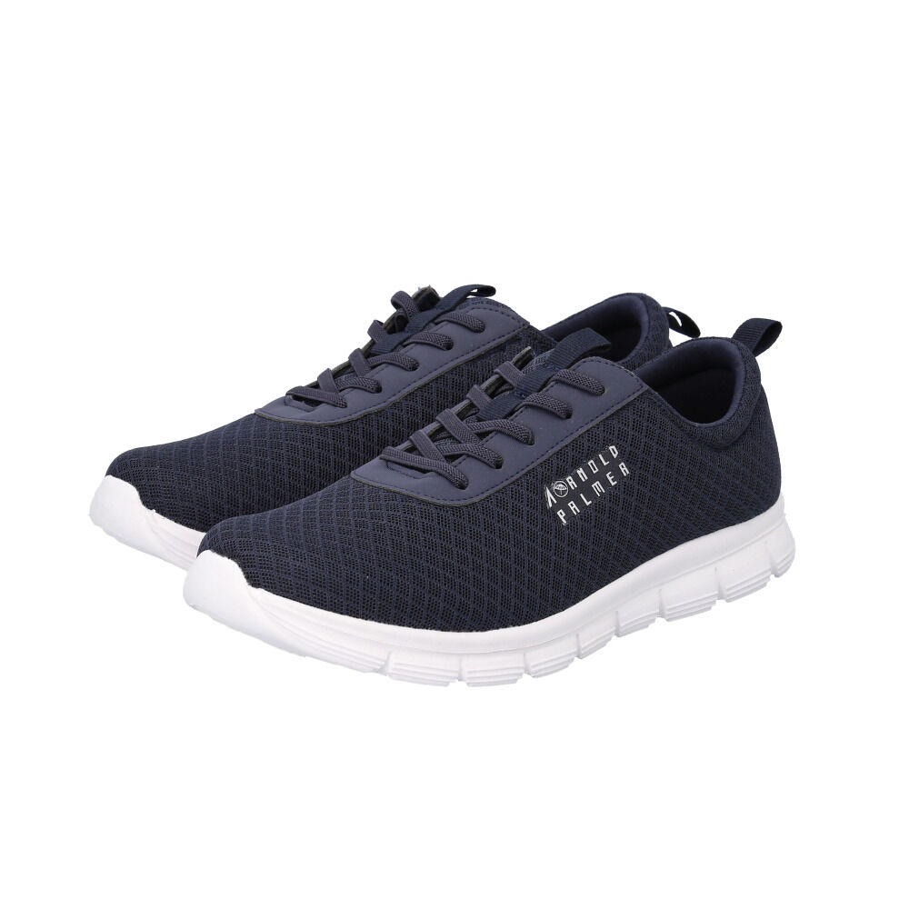 BACKYARD FAMILY「アーノルドパーマー スニーカー ARNOLD PALMER AP0007 通販 ゴム紐 メンズ」|スリッポン|ブルー1