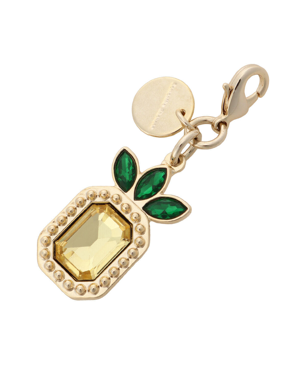 Samantha Thavasa「フルーツモチーフファスナーチャーム」|チャーム・キーホルダー|イエロー