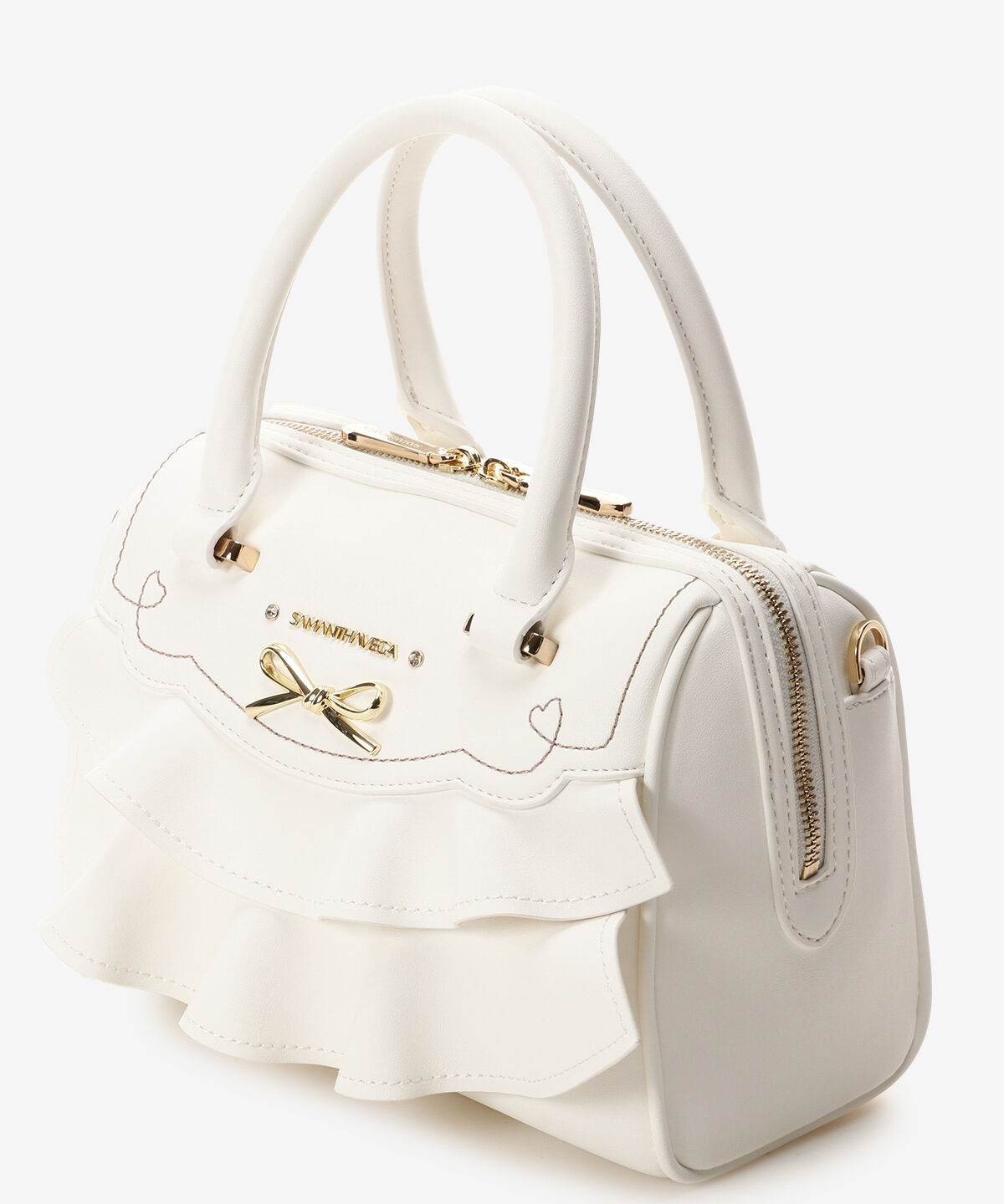 Samantha Vega「フリルリボンハンドバッグ」|ハンドバッグ|