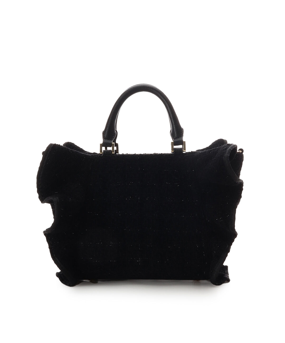 Samantha Vega「ツイードフリルハンドバッグ（小）」|ハンドバッグ|