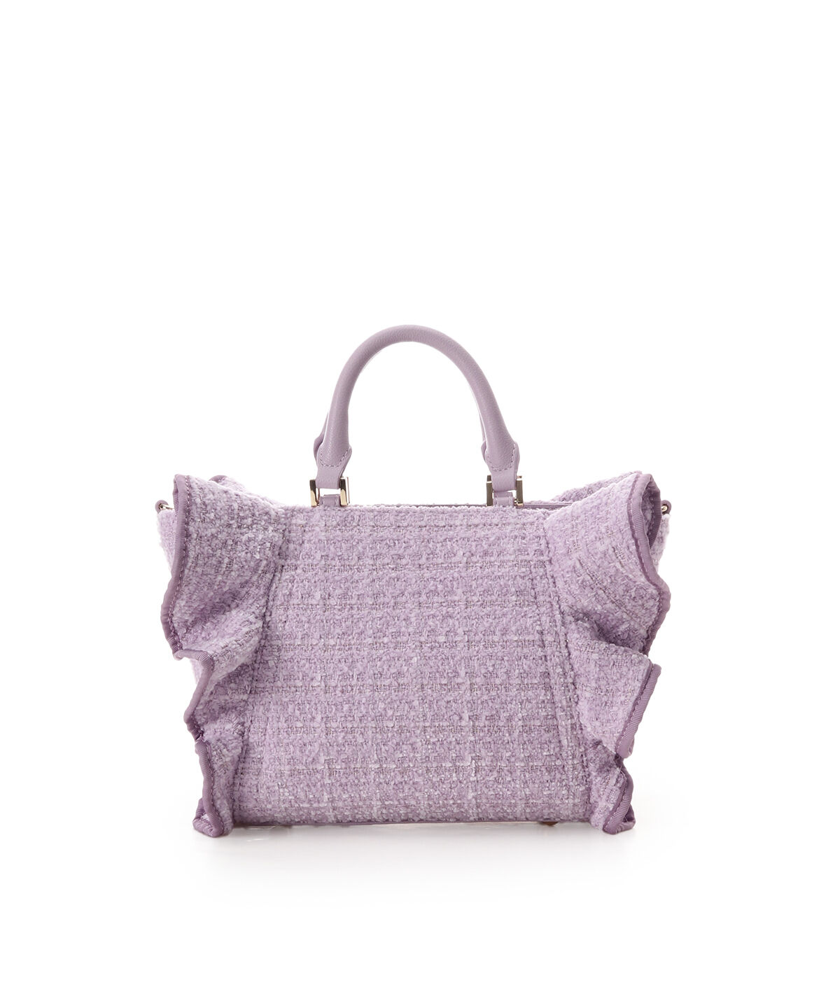 Samantha Vega「ツイードフリルハンドバッグ（小）」|ハンドバッグ|