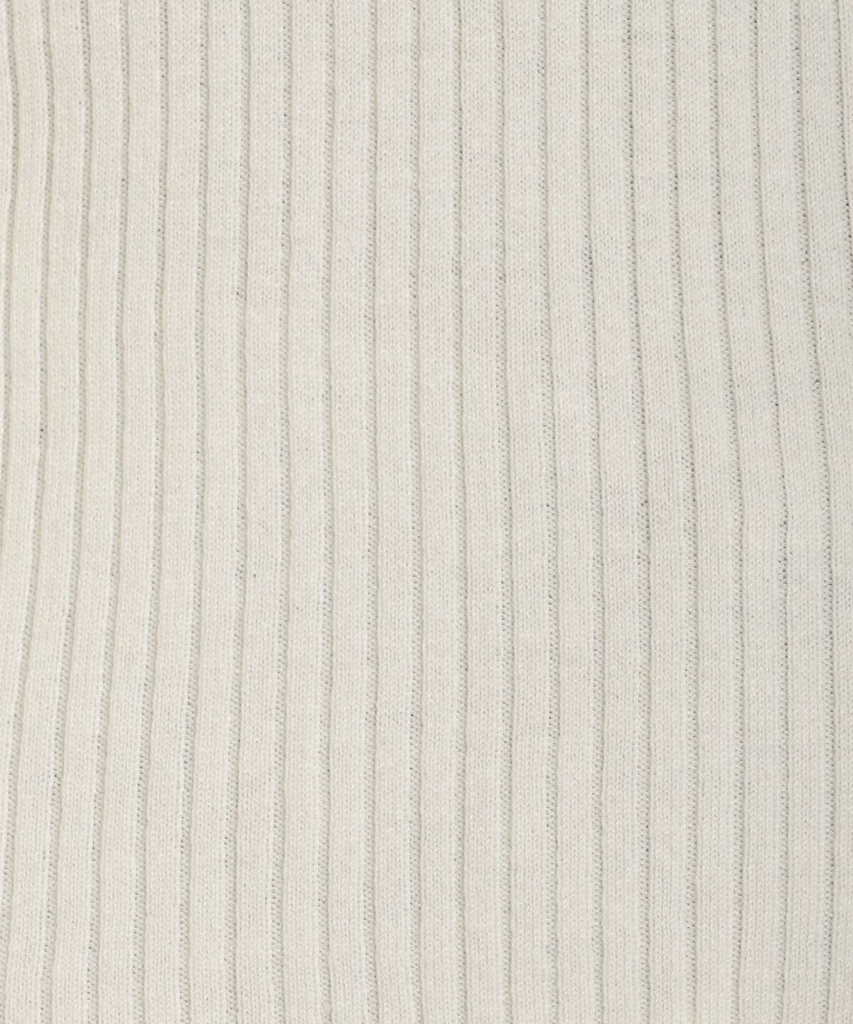 アンドクチュール「肩ギャザーハイネックリブニット」|ニット・セーター|