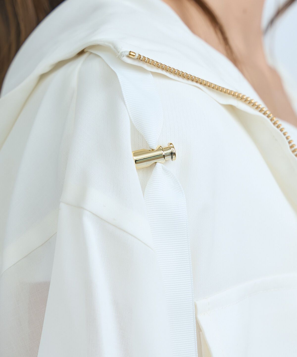 アンドクチュール「シアーフーディーブルゾン」|ブルゾン・スタジャン|