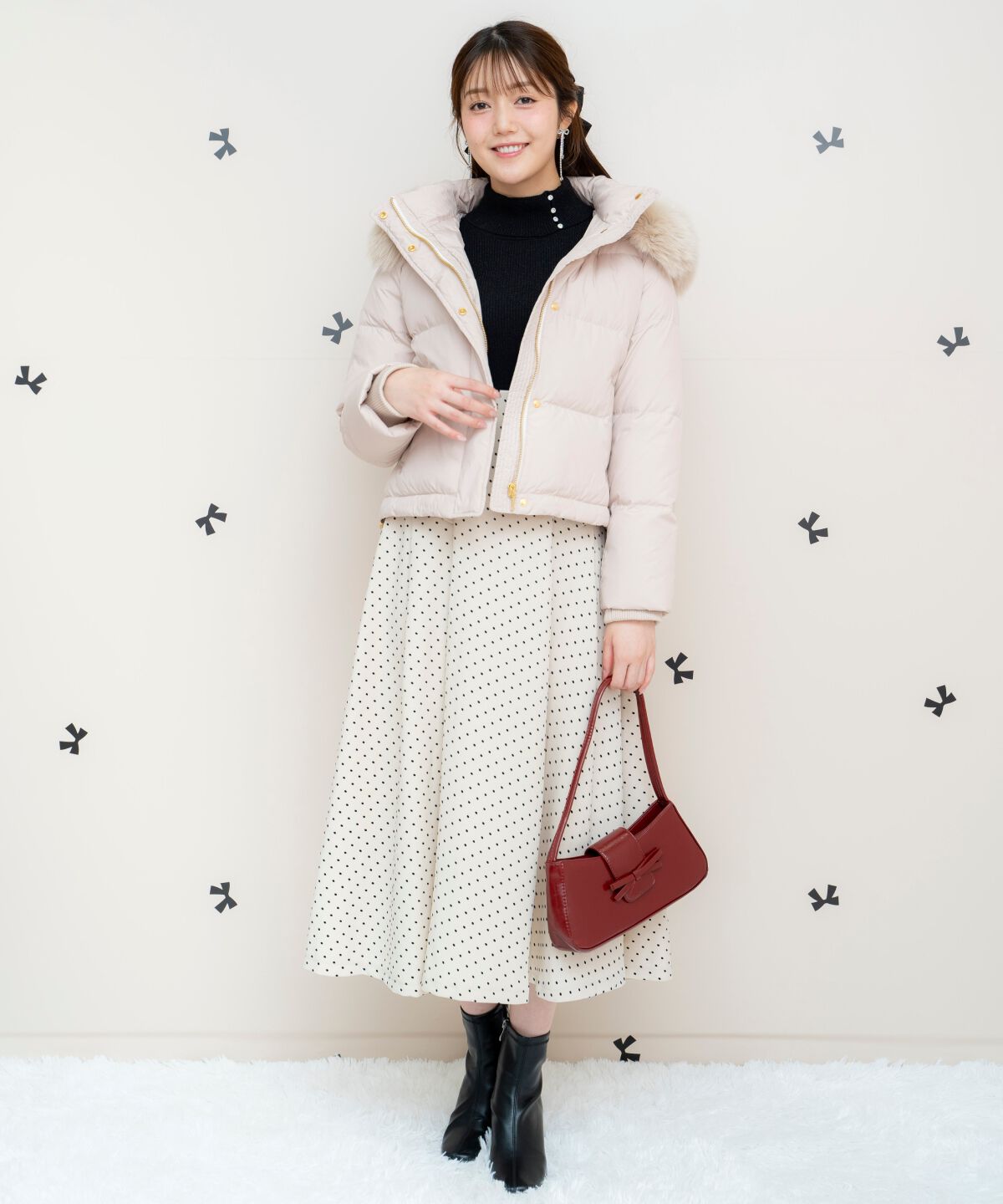 WILLSELECTION「FOXファー付きショートダウン」|ダウン|