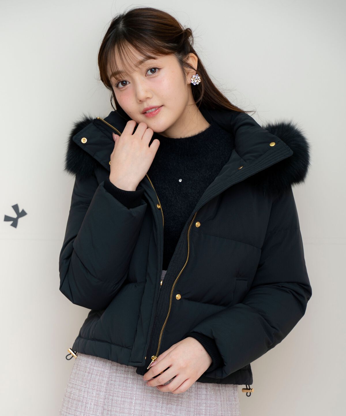 WILLSELECTION「FOXファー付きショートダウン」|ダウン|