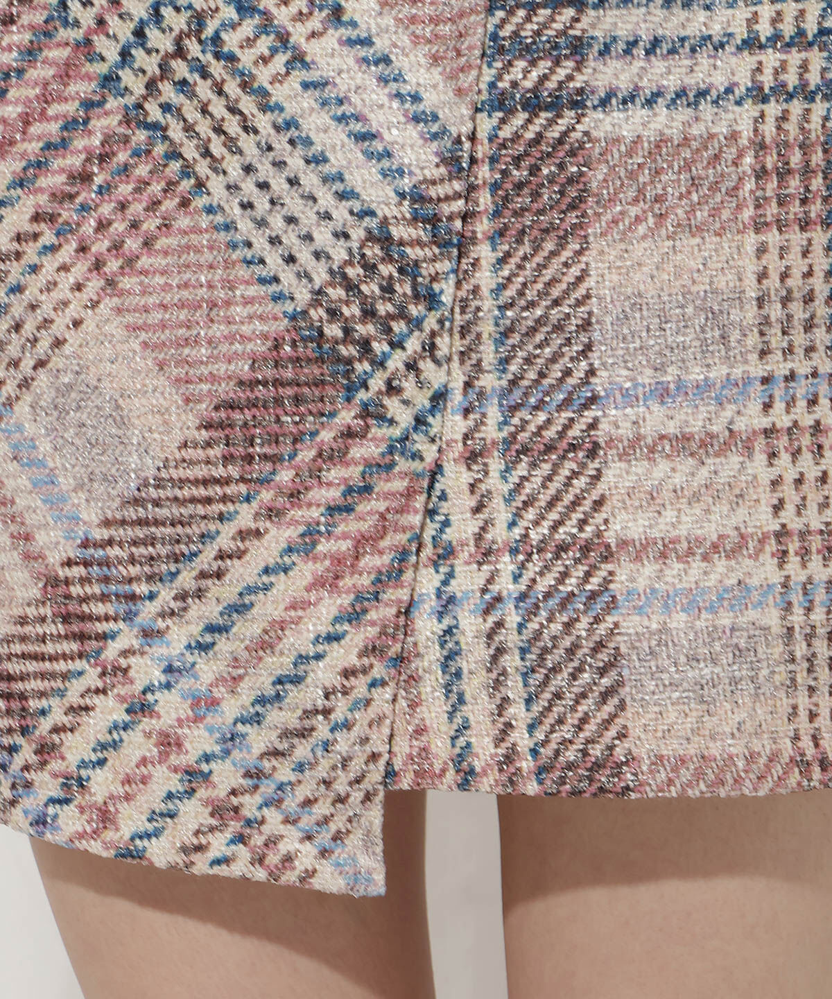 WILLSELECTION「ラメツイードミニスカート」|台形|