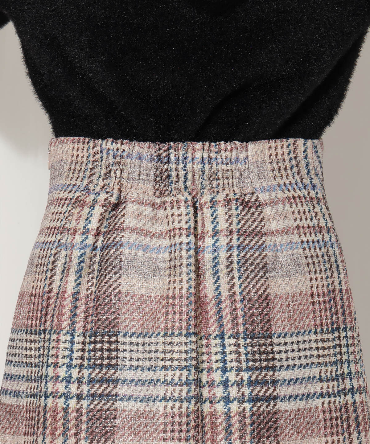 WILLSELECTION「ラメツイードミニスカート」|台形|