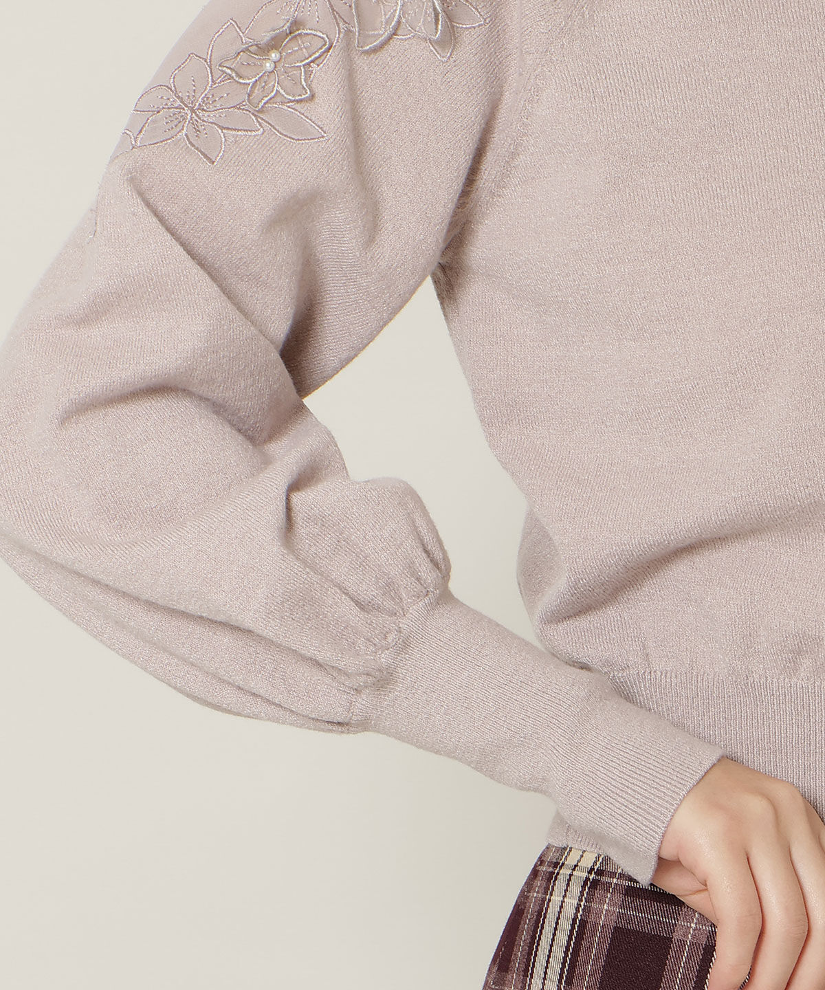 WILLSELECTION「ショルダーエンブロイダリーニット」|ニット・セーター|