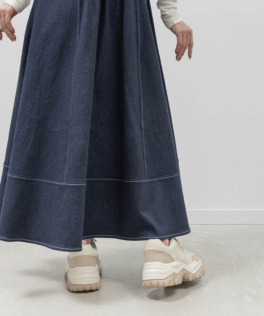  「モノグラムカッティングデザインスニーカー」|スニーカー|