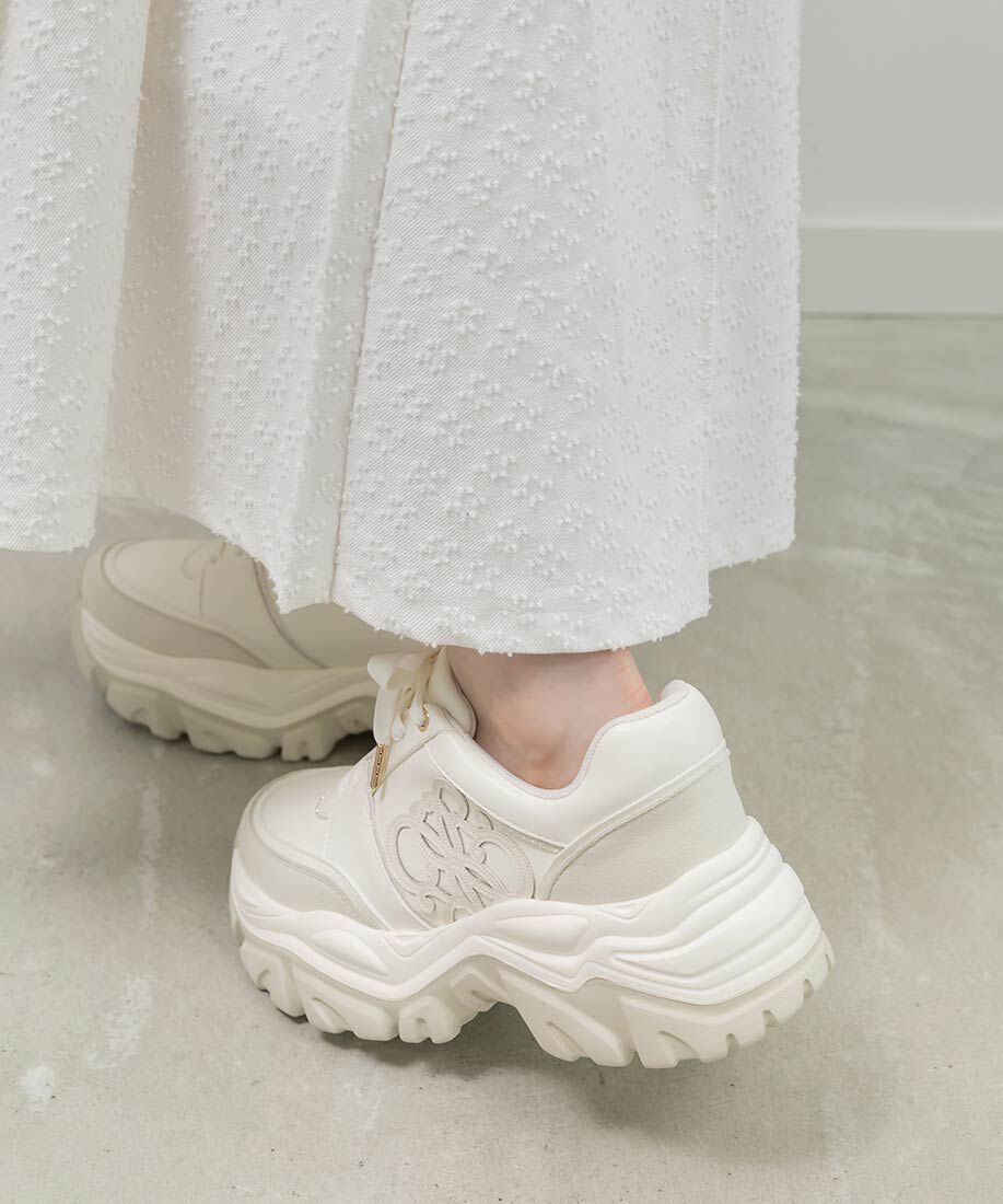  「モノグラムカッティングデザインスニーカー」|スニーカー|