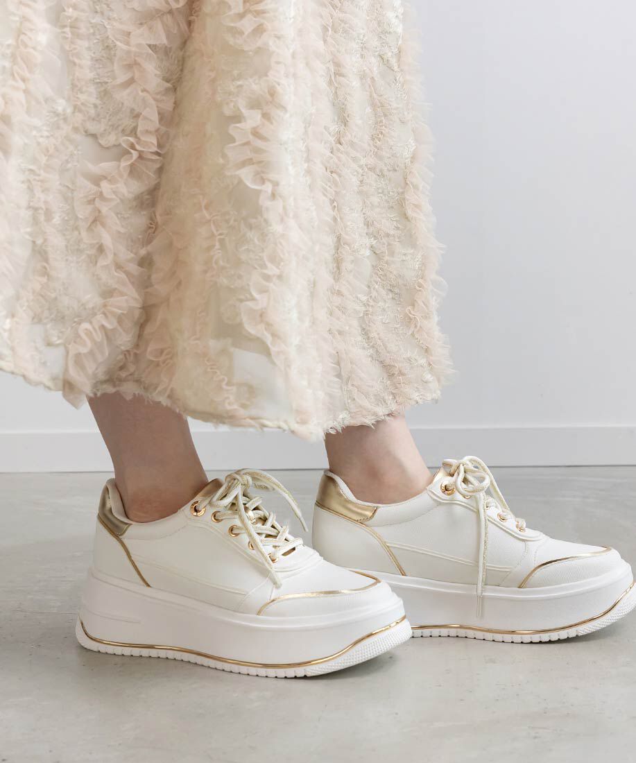  「2WAY モノグラムパーツボリュームスニーカー」|スニーカー|