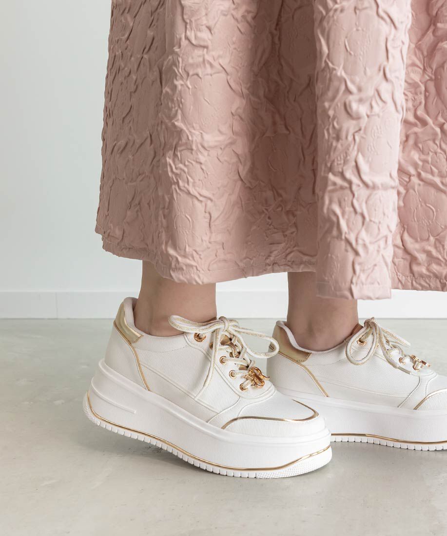  「2WAY モノグラムパーツボリュームスニーカー」|スニーカー|