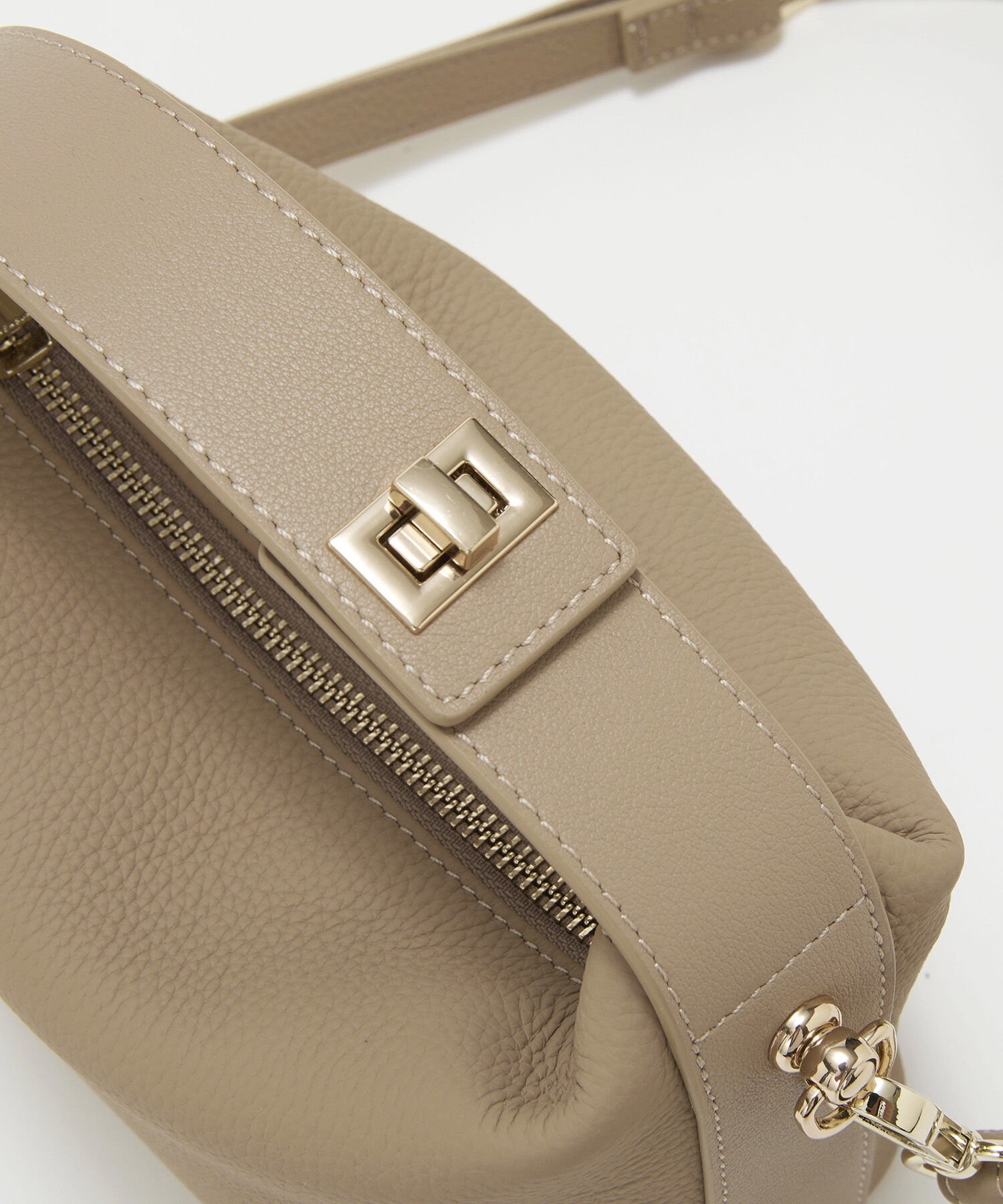 TOPKAPI TREASURE「【TREASURE TOPKAPI】シュリンクレザー ハンドルオープン ミニ ショルダーバッグ」|トートバッグ|