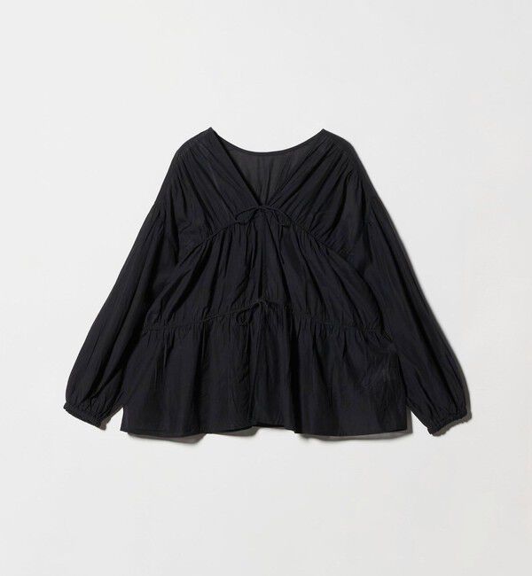 UNITED ARROWS green label relaxing「全方位映えギャザーブラウス」|シャツ・ブラウス|