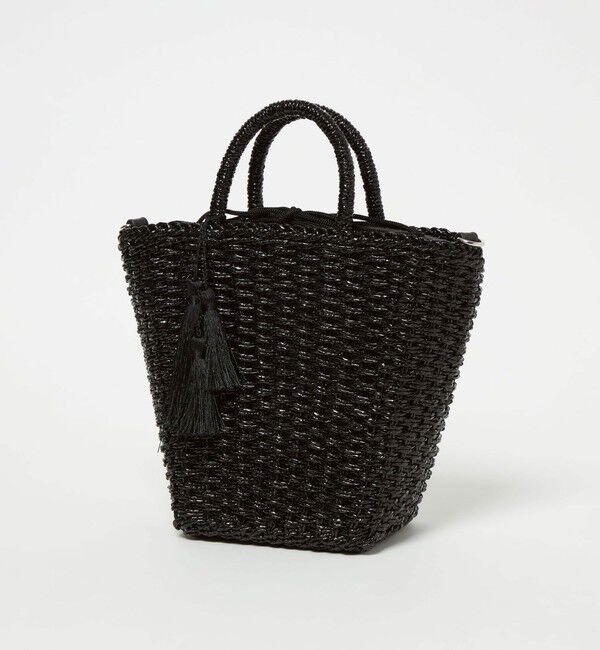 UNITED ARROWS green label relaxing「2WAY メタリック ペーパーカゴバッグ」|かごバッグ|