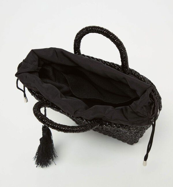 UNITED ARROWS green label relaxing「2WAY メタリック ペーパーカゴバッグ」|かごバッグ|