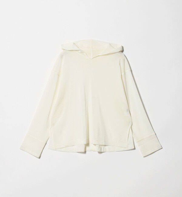 UNITED ARROWS green label relaxing「シアー フーディー プルオーバー カットソー」|Tシャツ・カットソー|OFF WHITE