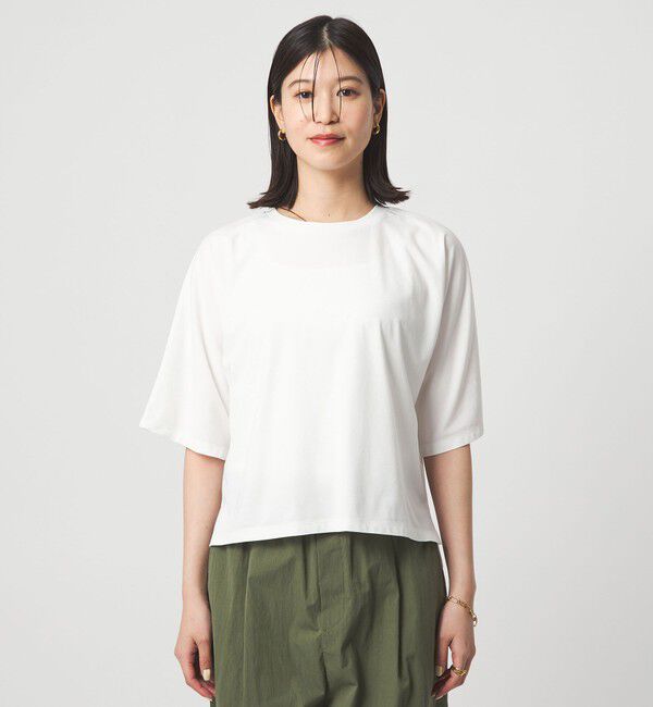 UNITED ARROWS green label relaxing「【WEB限定】＜at ease＞ドルマン カットソー 接触冷感」|Tシャツ・カットソー|